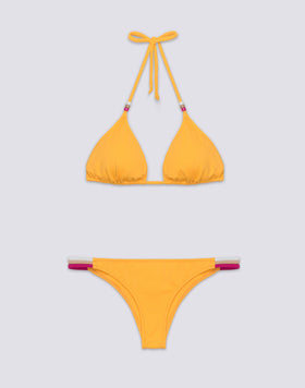 JENNIFER TOP A TRIANGOLO E SLIP FISSO ARCOBALENO