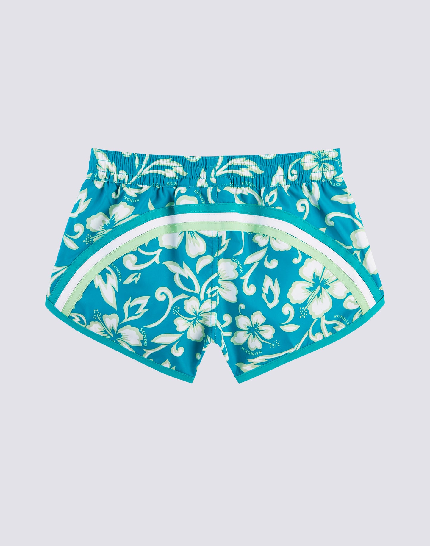 MARGATE SHORT SWIMSHORTS WITH HIBISCUS PRINT