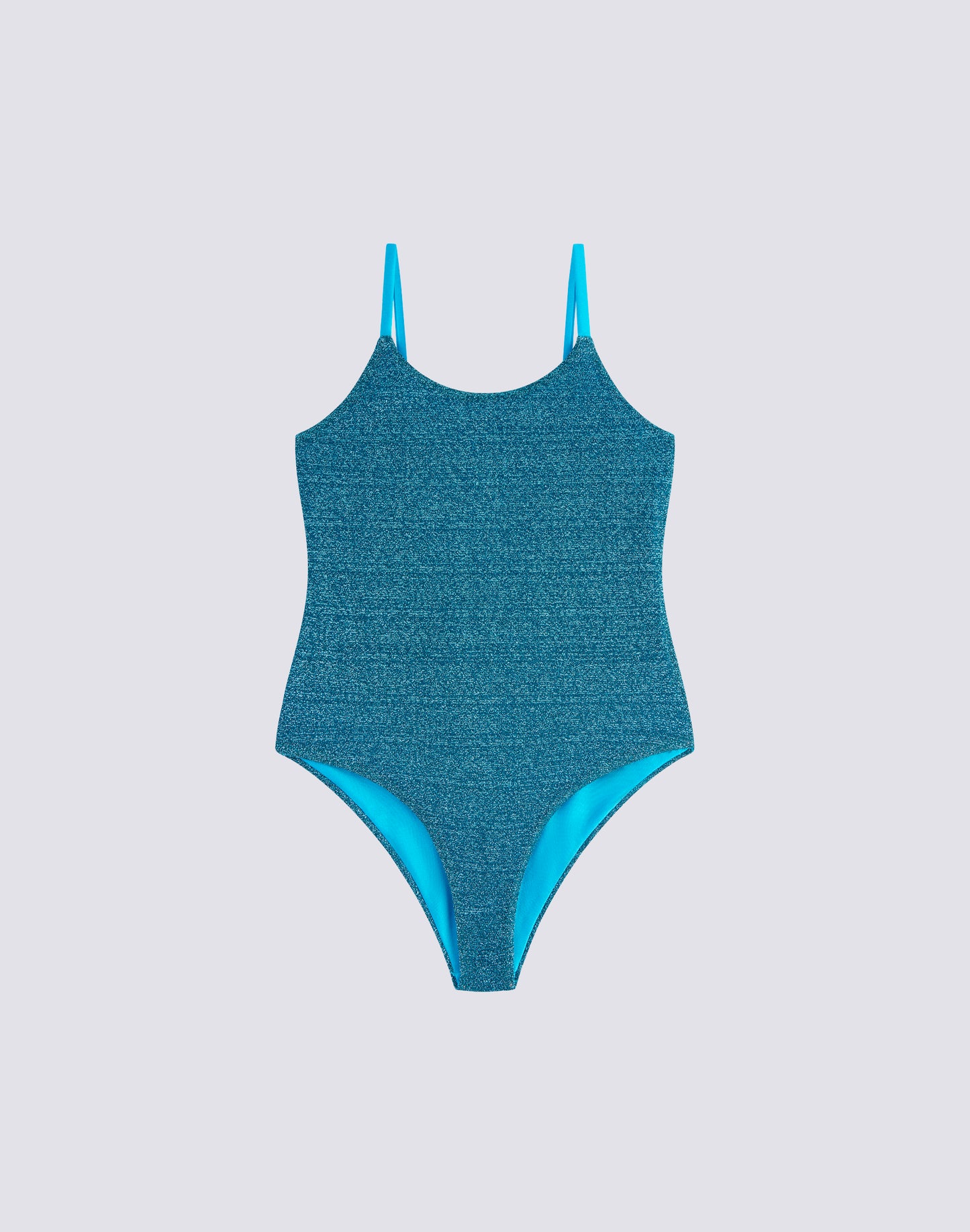 GIRL'S ONE-PIECE SWIMSUIT IN LUREX