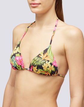 JENNIFER - HAUT TRIANGLE IMPRIMÉ TROPICANA