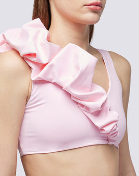 BRALETTE TOP WITH RUFFLES