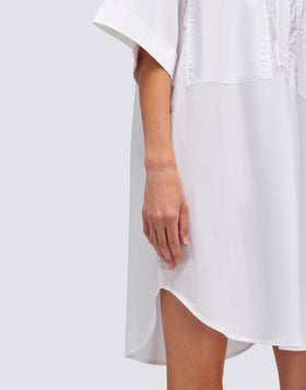 ABITO CAMICIA CORTO IN POPELINE