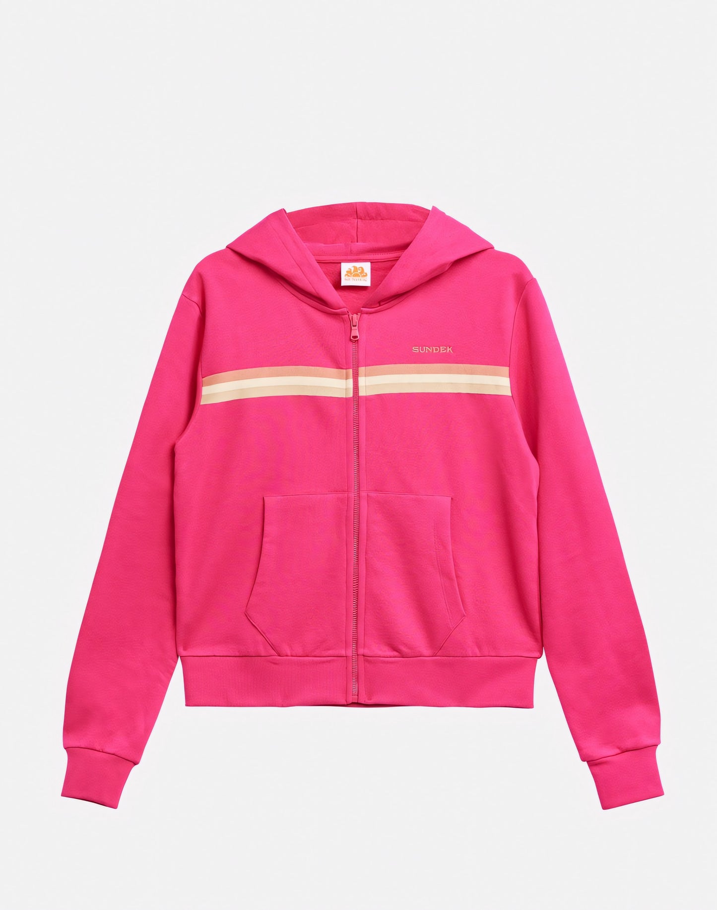 SUDADERA CON CREMALLERA Y CAPUCHA