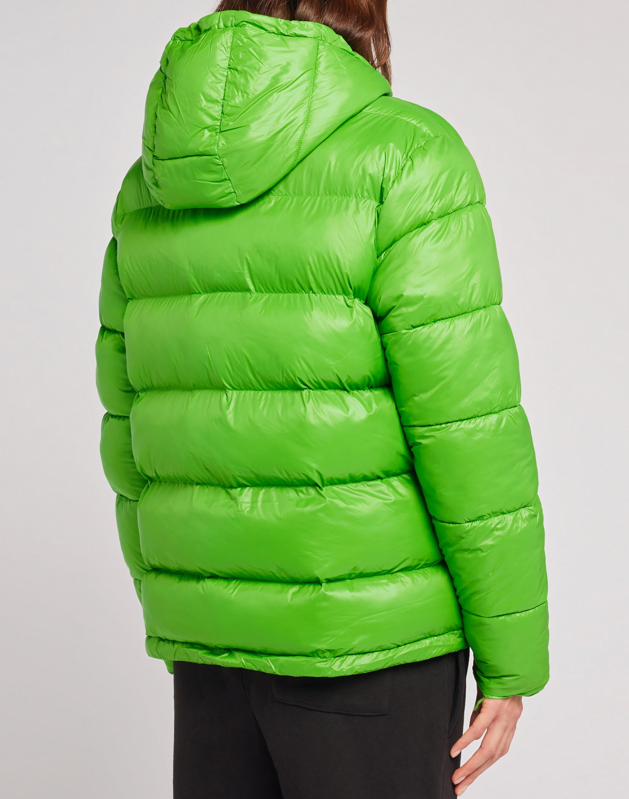 Lime green best sale down jacket