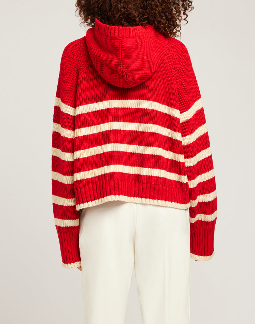 HOODIE STRIPED SWEATER