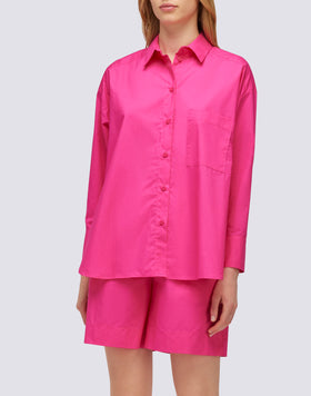 OVERSIZED POPLIN SHIRT