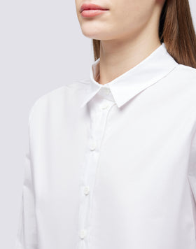 CROP SHIRT IN POPLIN