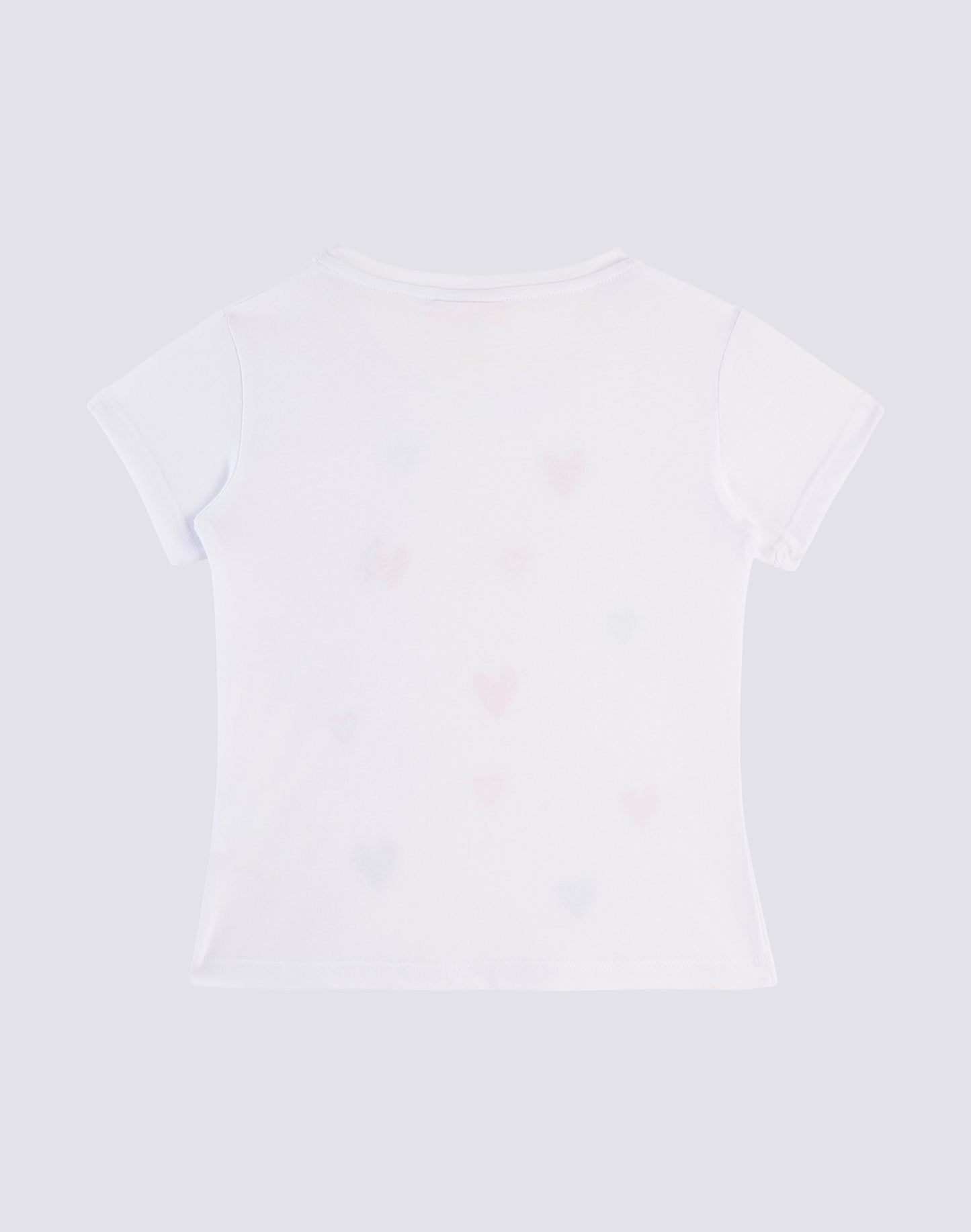 T-SHIRT WITH HEART PRINT