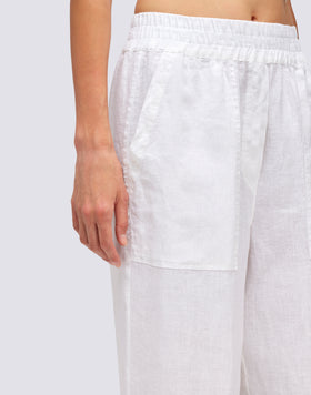 PANTALONES LARGOS DE LINO