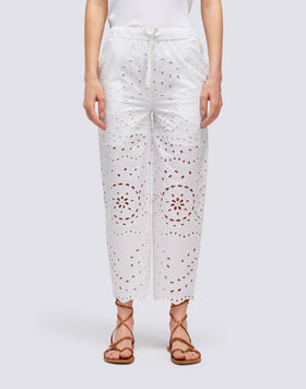 LONG SANGALLO PANTS WITH DRAWSTRING