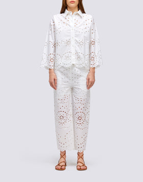 LONG SANGALLO PANTS WITH DRAWSTRING