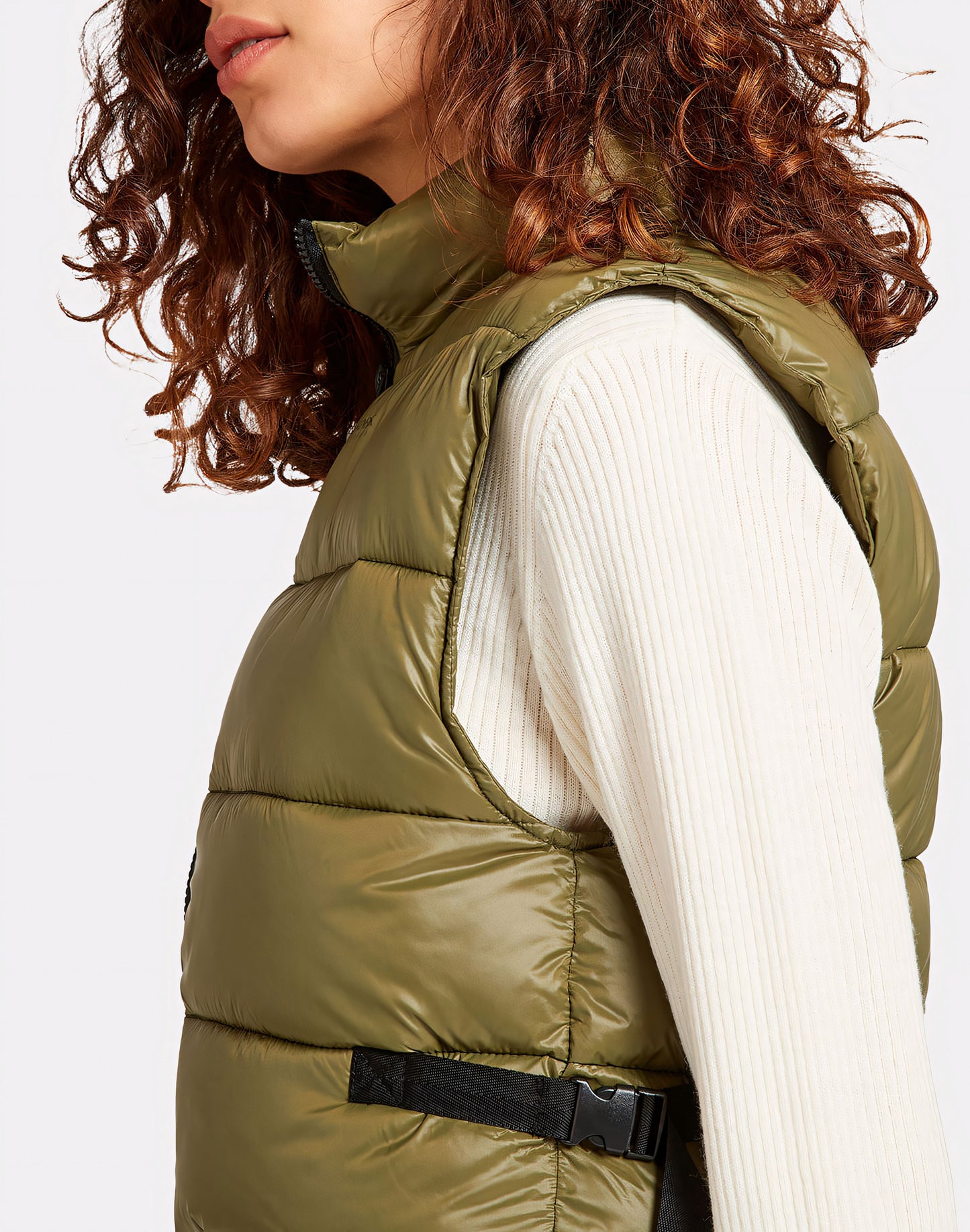 CROPPED QUILTED GILET