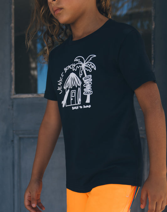 T-SHIRT CON STAMPA VENICE BEACH