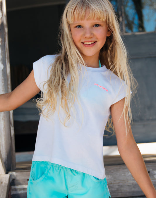 T-SHIRT CON LOGO DEGRADE'