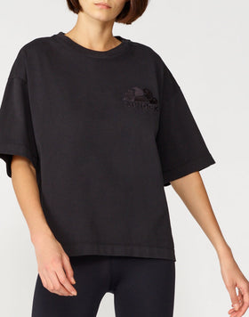 T-SHIRT DONNA IN TINTO CAPO