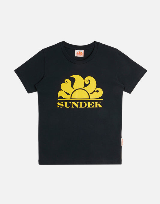 MINI NEW SIMEON LOGO T-SHIRT GIROCOLLO