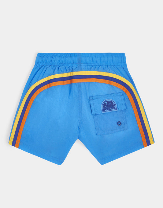 STRETCH WAIST SWIM TRUNKS