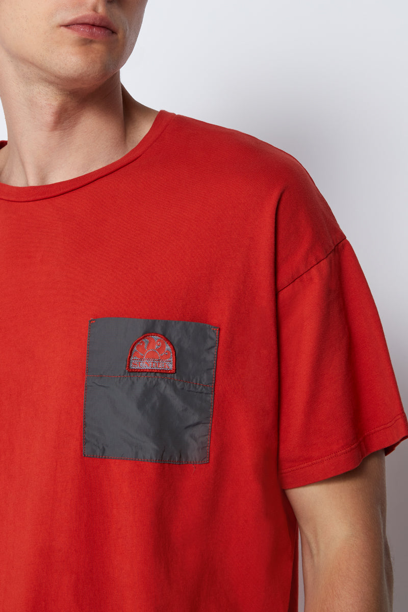 CREW-NECK T-SHIRT WITH POCKET