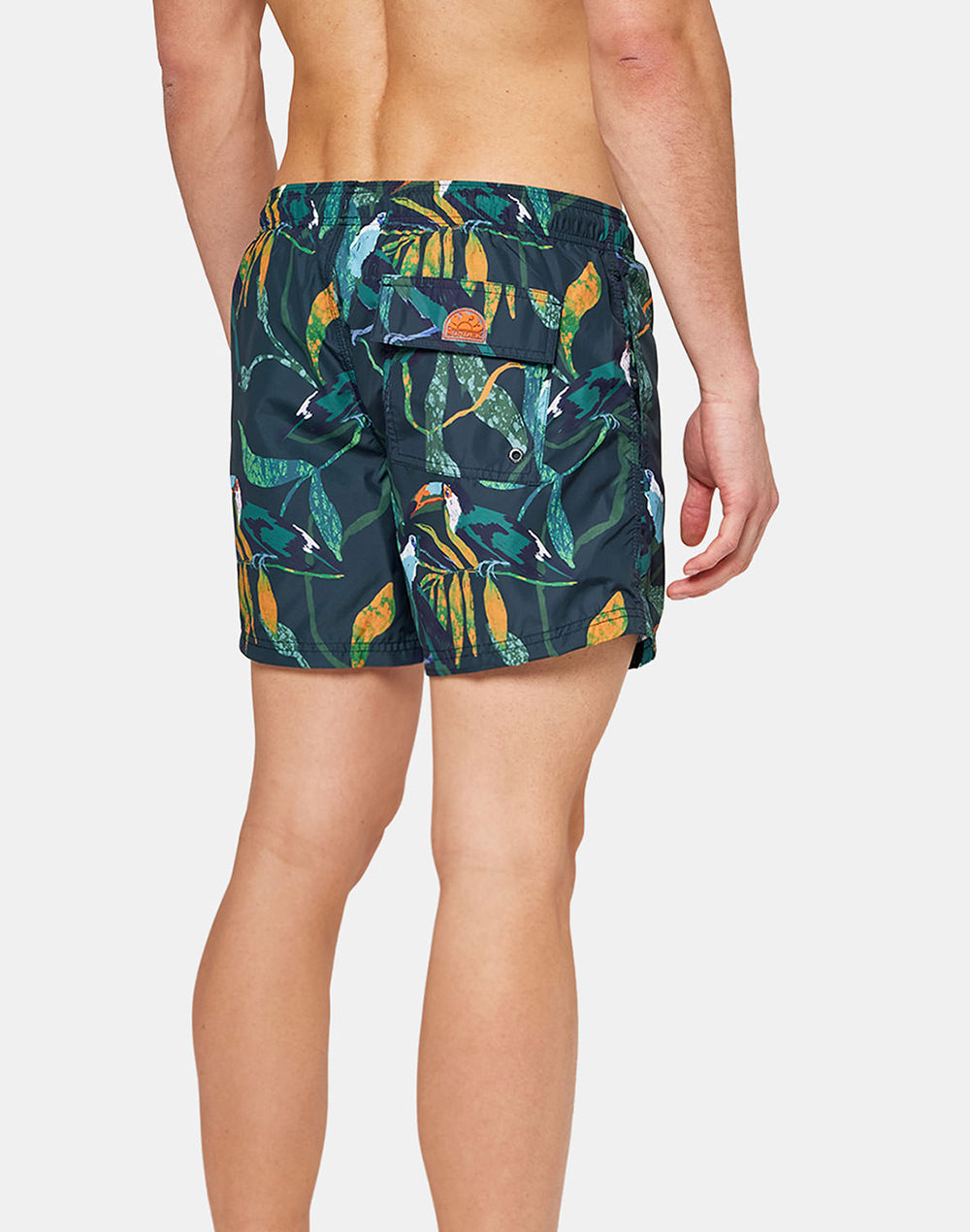 TOUCANET PRINT SHORT SWIM SHORTS