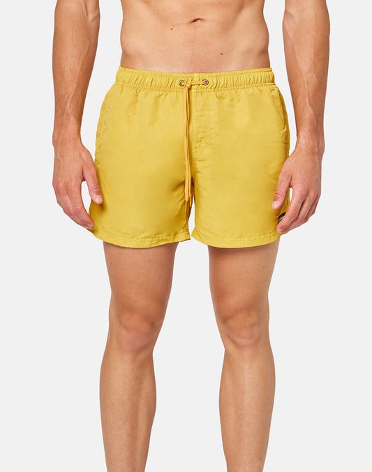 SHORT SWIM SHORTS WITH AN ELASTICATED WAISTBAND