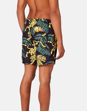 BAÑADOR DE LARGO MEDIO CON CINTURA ELÁSTICA