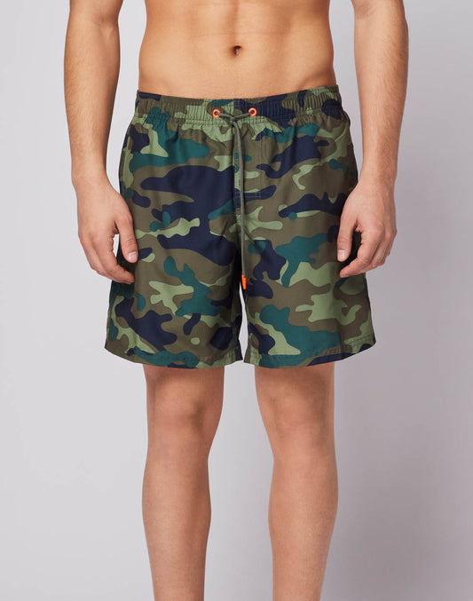 Bañador estampado de camuflaje de Hombre TEX