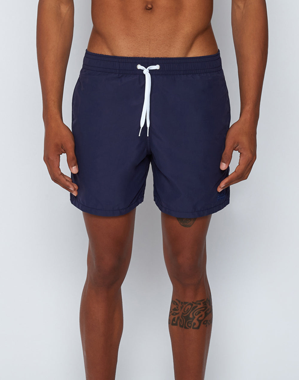 Sundek mid-length swim shorts with an elasticated waistband M712BDN5000 ...