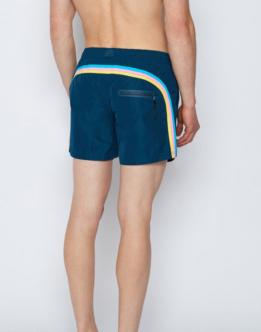 SHORT DE BAIN COURT TAILLE ÉLASTIQUÉE