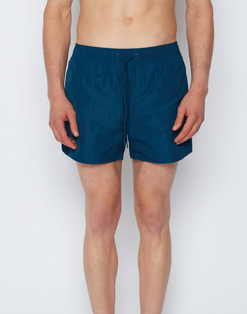 MEMORY STRETCHED WAIST SWIM TRUNKS