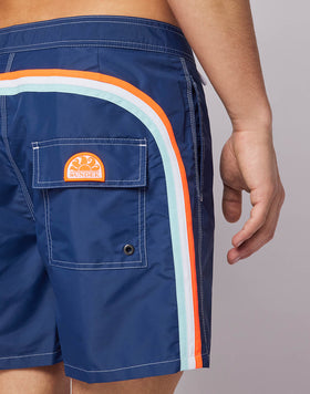 BAÑADOR DE LARGO MEDIO CON CINTURA FIJA