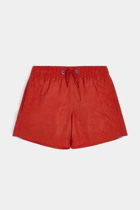 SHORT SWIM SHORTS WITH AN ELASTICATED WAISTBAND