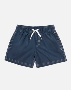 ICONIC TAFFETA STRETCH WAIST SWIM TRUNKS