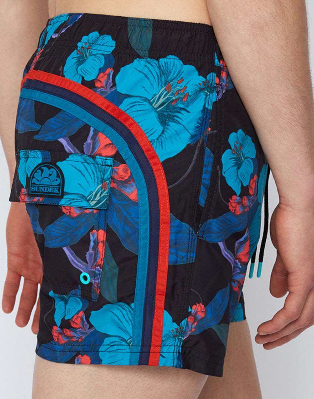 PRINTED BOARDSHORT-WILD ORCHID PRINT REPREVE®