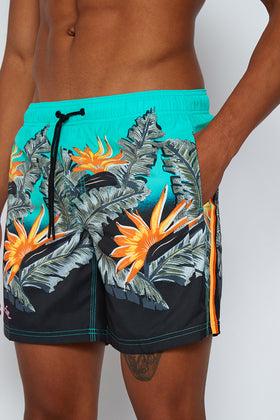 PRINTED BOARDSHORT-PARADISE JUNGLE PRINT