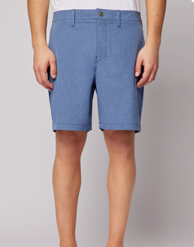 WALKSHORT IN TESSUTO MELANGE IDROREPELLENTE