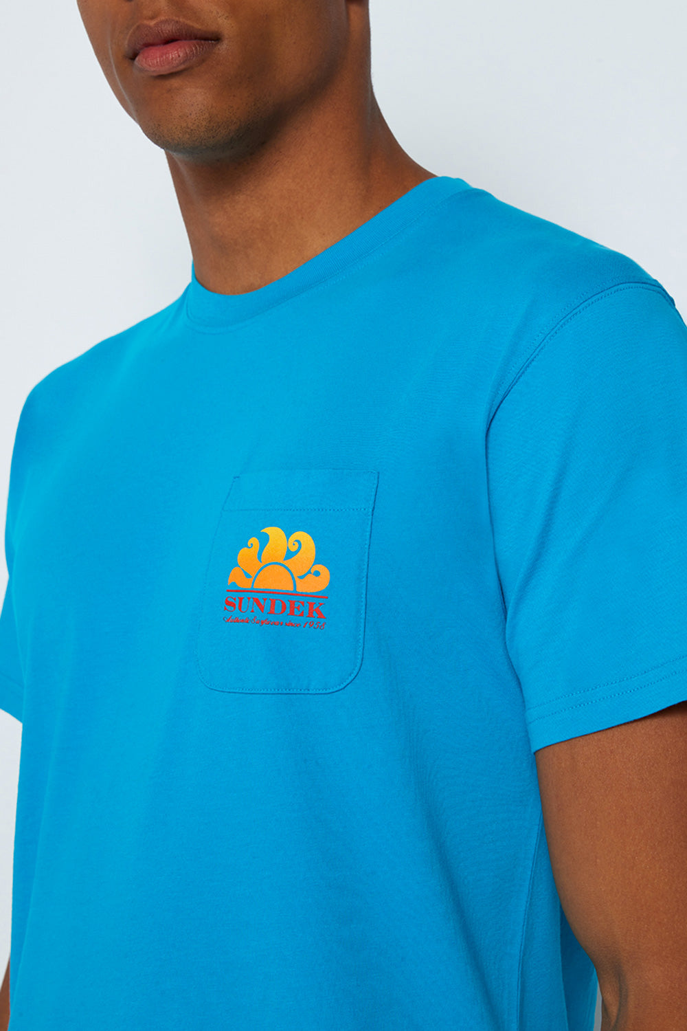 NEW HERBERT CREW NECK T-SHIRT WITH  MAXI-LOGO