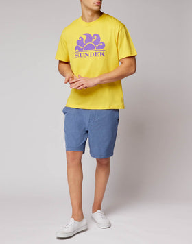 NEW SIMEON CREW NECK T-SHIRT WITH LOGO