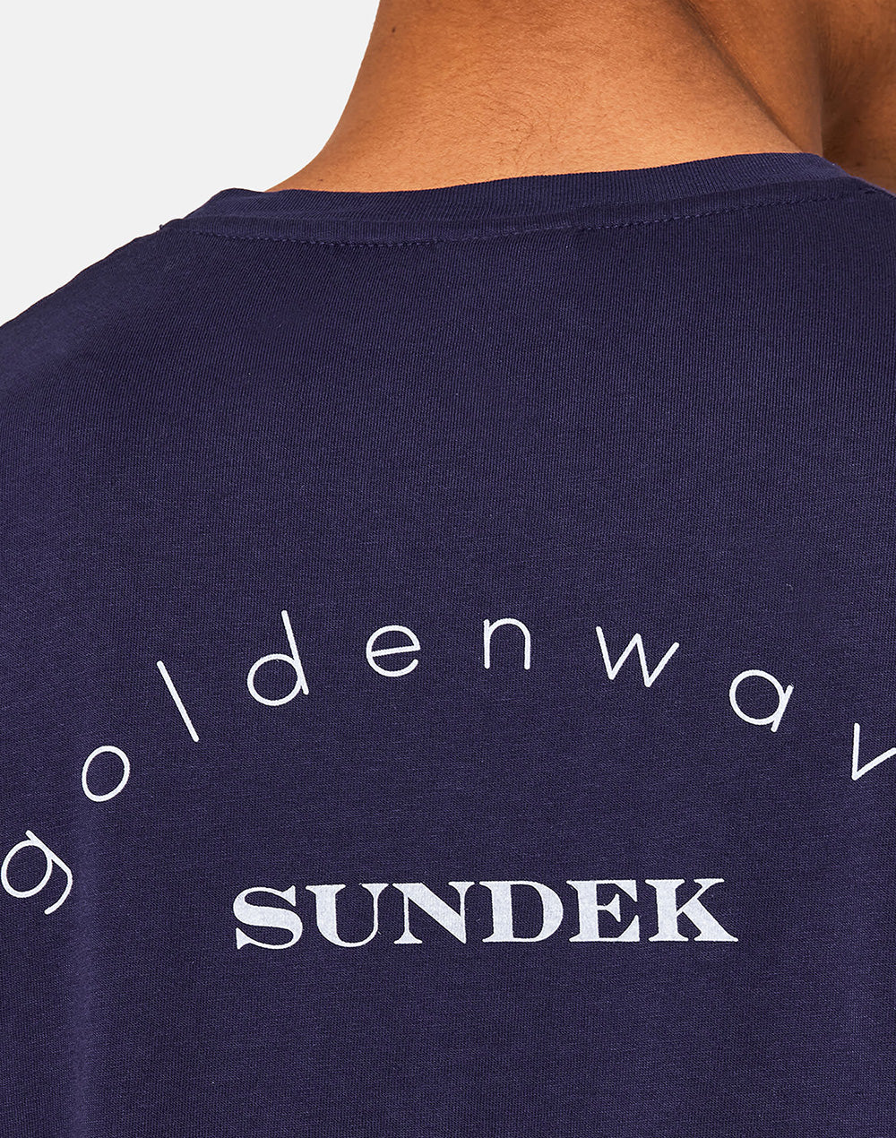 Sundek garment dyed jersey t shirt GM011TEJE200 07400 SUNDEK