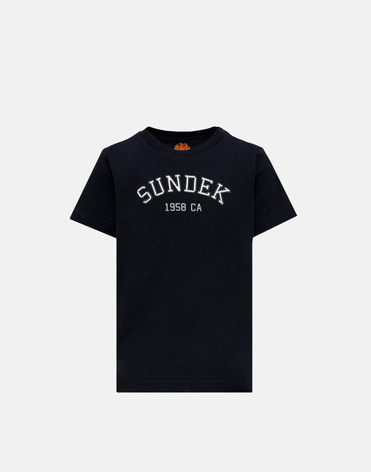 T-SHIRT WITH LOGO PRINT