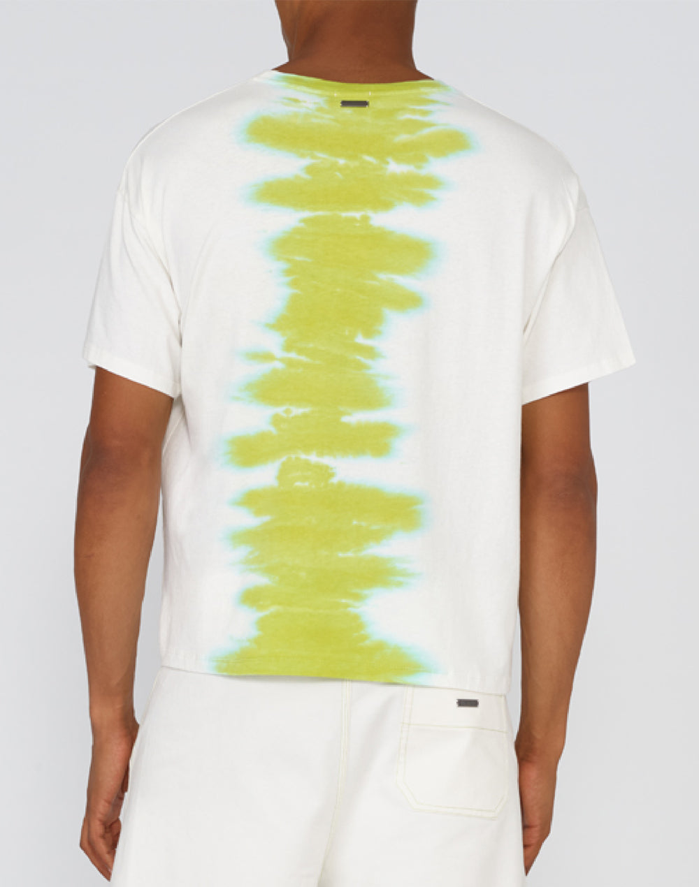 White cotton t shirts for hot sale tie dye