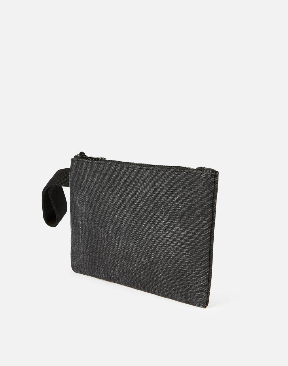 CLUTCH IN STONE WASHED CANVAS COTTON