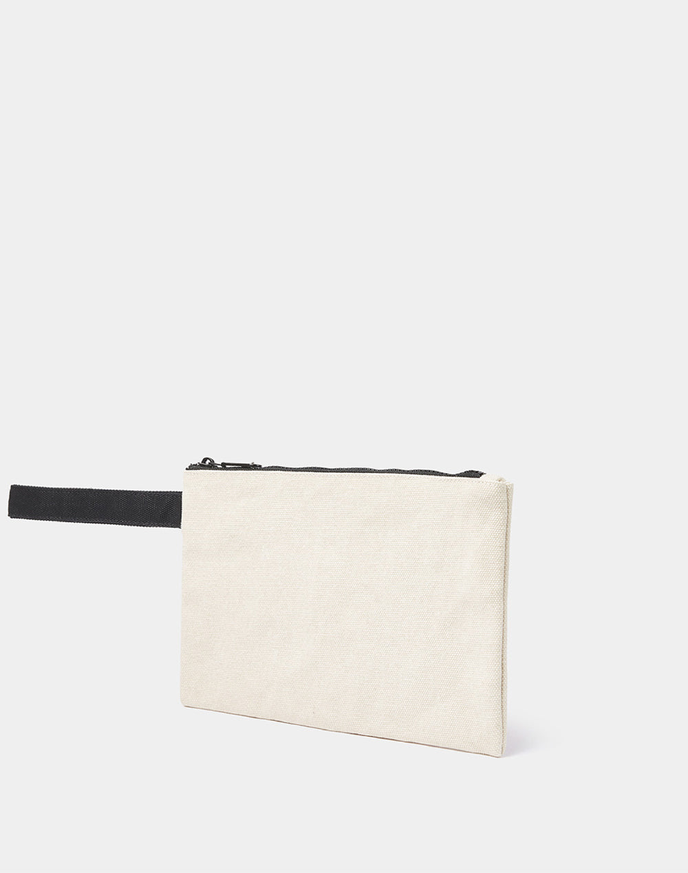 CLUTCH IN STONE WASHED CANVAS COTTON
