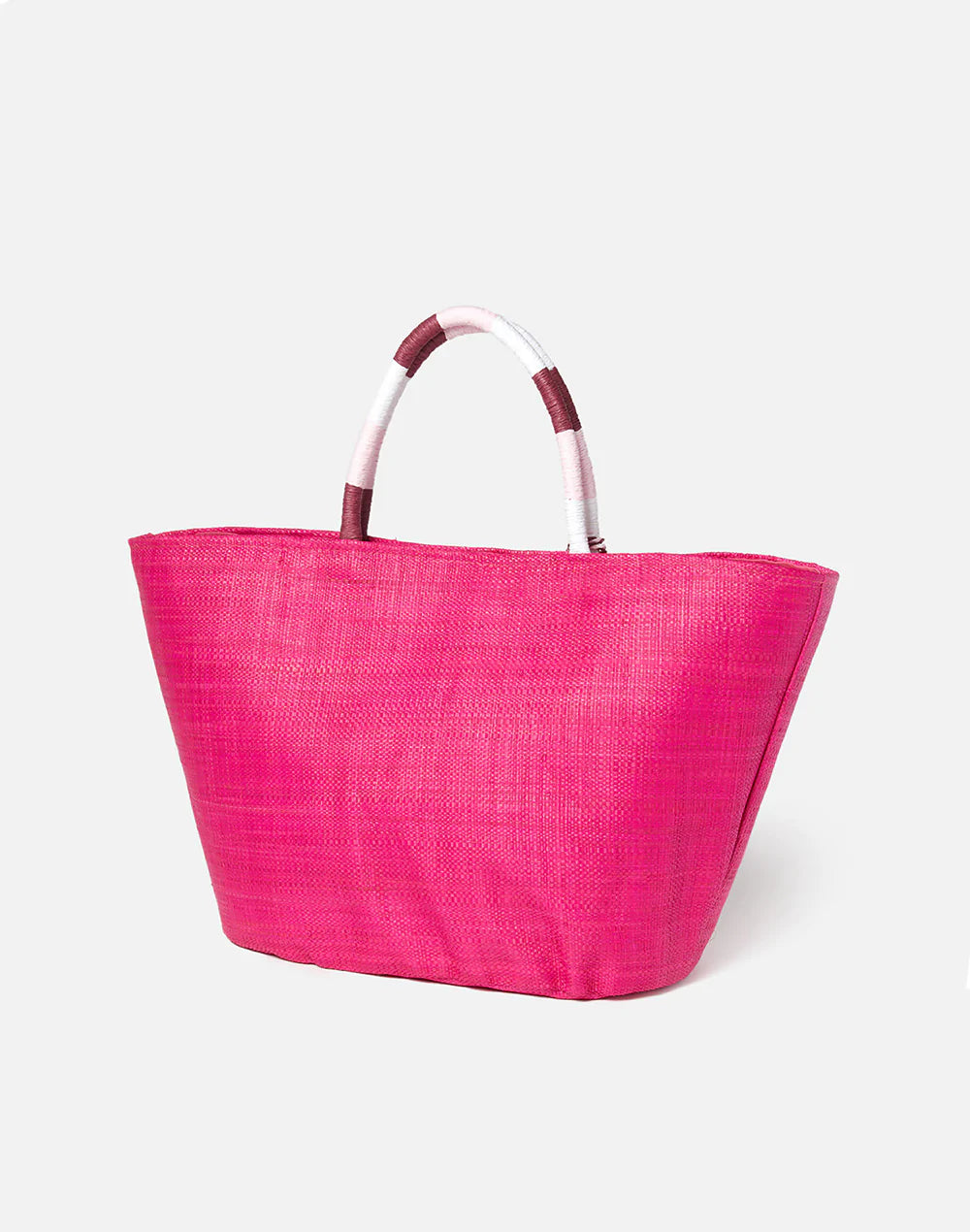 Pink straw beach bag Clearance