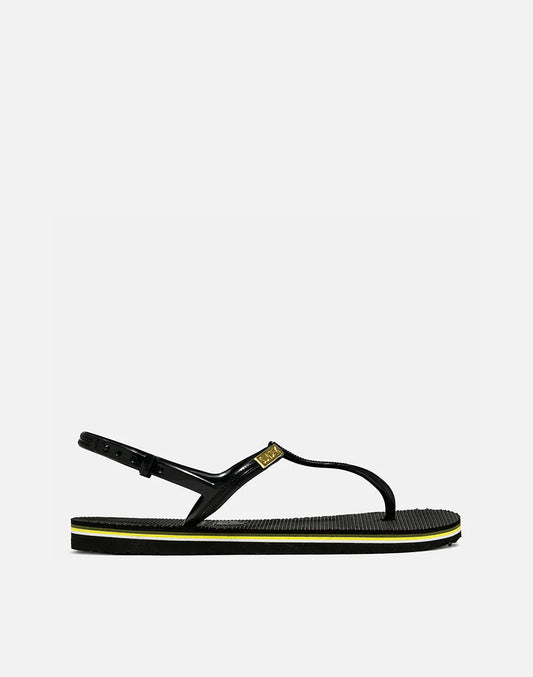 TOE-POST SANDALS WITH ANKLE STRAPS