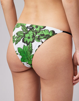 BRAGUITAS TANGA CON ESTAMPADO FLORAL
