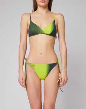 CROSSED BRALETTE TOP WITH ADJUSTABLE LACES