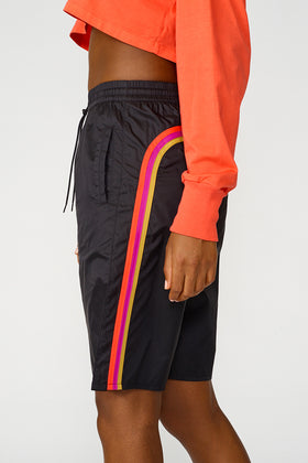 WALKSHORT DONNA RAINBOW GLOSSY IN TESSUTO RIPSTOP